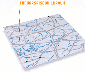 3d view of Thouarsais-Bouildroux