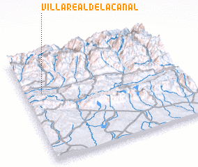 3d view of Villareal de la Canal