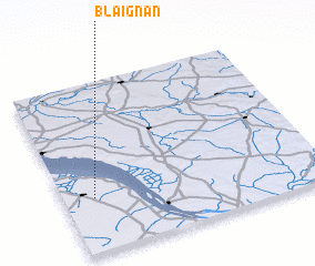 3d view of Blaignan