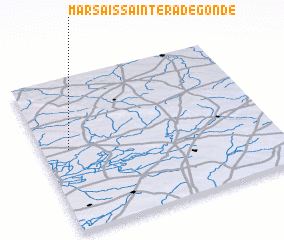 3d view of Marsais-Sainte-Radégonde