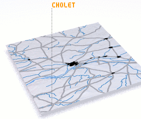 3d view of Cholet