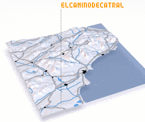 3d view of El Camino de Catral