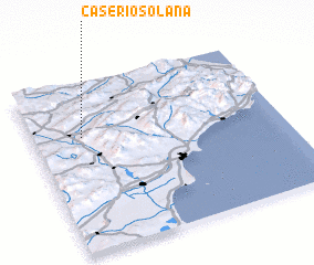 3d view of Caserío Solana