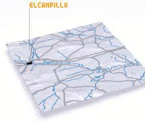 3d view of El Campillo