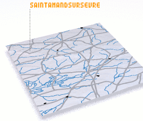 3d view of Saint-Amand-sur-Sèvre