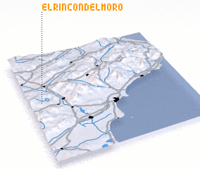 3d view of El Rincón del Moro