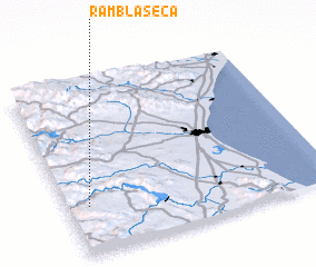 3d view of Rambla Seca