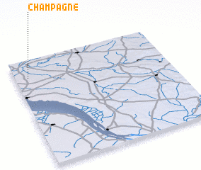 3d view of Champagne