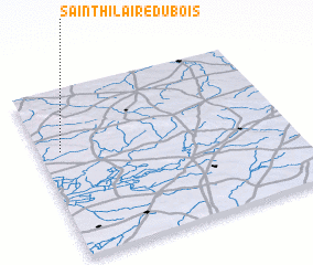 3d view of Saint-Hilaire-du-Bois