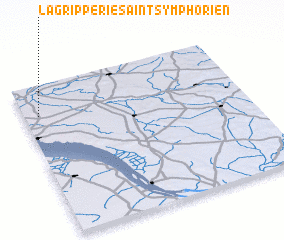 3d view of La-Gripperie-Saint-Symphorien