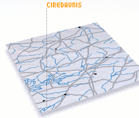 3d view of Ciré-dʼAunis