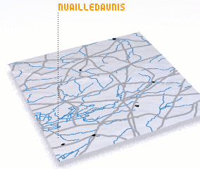 3d view of Nuaillé-dʼAunis