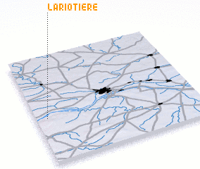 3d view of La Riotière