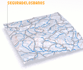 3d view of Segura de los Baños