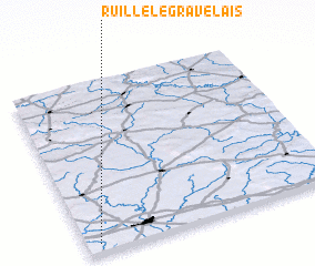 3d view of Ruillé-le-Gravelais