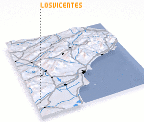 3d view of Los Vicentes