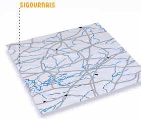 3d view of Sigournais