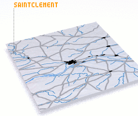 3d view of Saint-Clément