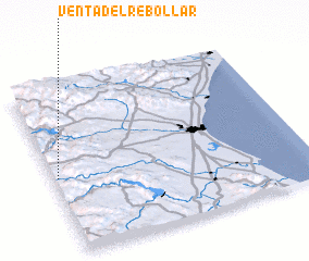 3d view of Venta del Rebollar