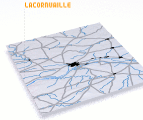 3d view of La Cornuaille