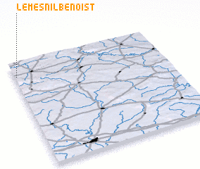 3d view of Le Mesnil-Benoist