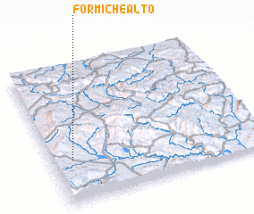 3d view of Formiche Alto
