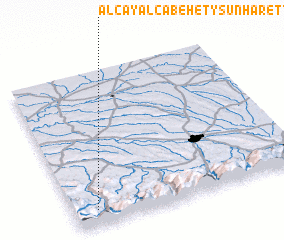 3d view of Alçay-Alçabéhéty-Sunharette