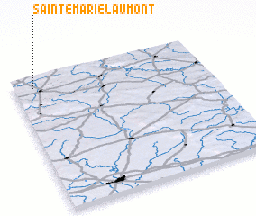 3d view of Sainte-Marie-Laumont