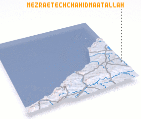 3d view of Mezraet ech Chahid Maatallah