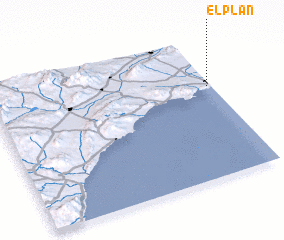 3d view of El Plan