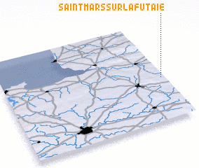 3d view of Saint-Mars-sur-la-Futaie