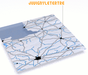 3d view of Juvigny-le-Tertre