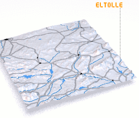 3d view of El Tollé