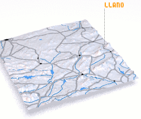 3d view of Llano