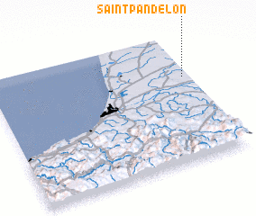 3d view of Saint-Pandelon