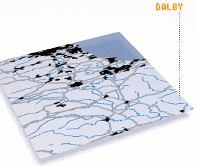 3d view of Dalby