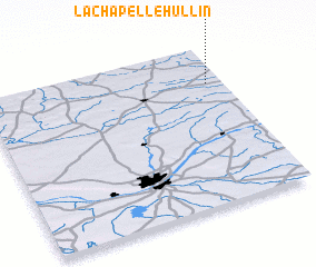 3d view of La Chapelle-Hullin