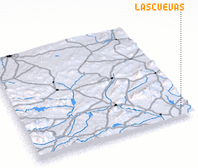 3d view of Las Cuevas