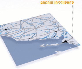 3d view of Angoulins-sur-Mer