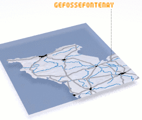 3d view of Géfosse-Fontenay