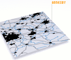 3d view of Arnesby