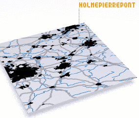 3d view of Holme Pierrepont