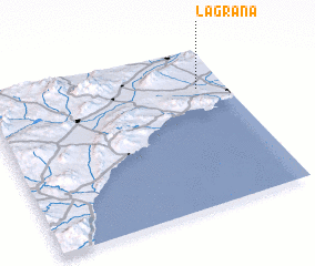 3d view of La Graña