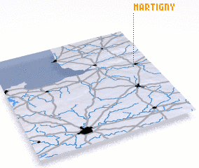 3d view of Martigny