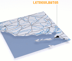 3d view of Le Treuil Bâton