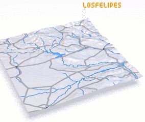 3d view of Los Felipes