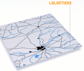 3d view of La Lortière