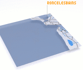 3d view of Ronce-les-Bains