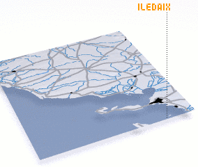 3d view of Île dʼAix