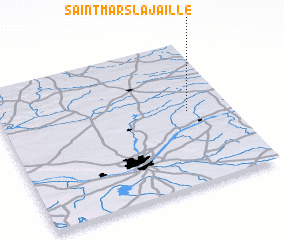 3d view of Saint-Mars-la-Jaille